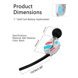 Watris Veiyi Rapid Battery Hydrometer Tester for Golf Cart Battery System