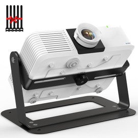 DAWASAPAT Desktop Projector Mount - Projector Ceiling Mount with 360°Adjustable - Universal Stand 1/4 Screw for LED LCD Video Projectors Camera with Cable Ties