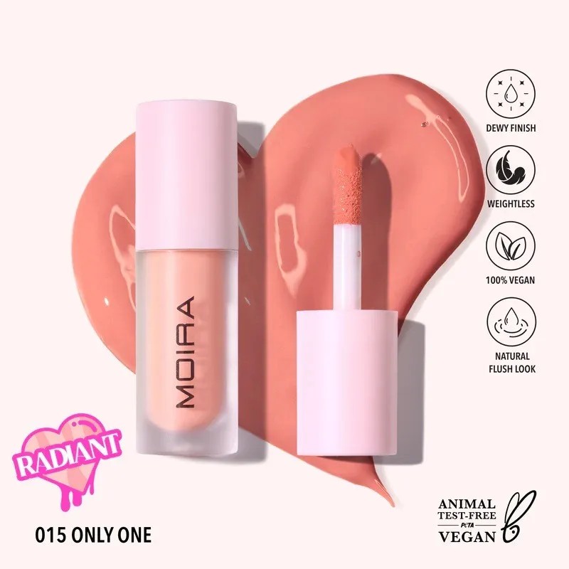 Rubor Líquido Love Steady Vol. 2 Moira Cosmetics Tono Del