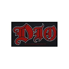 Grindstore Razamataz Dio Logo Patch Black 10x5cm