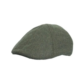 WALKER AND HAWKES - Wool 6-Panel Barney Duckbill Cap - Olive - S (57cm)