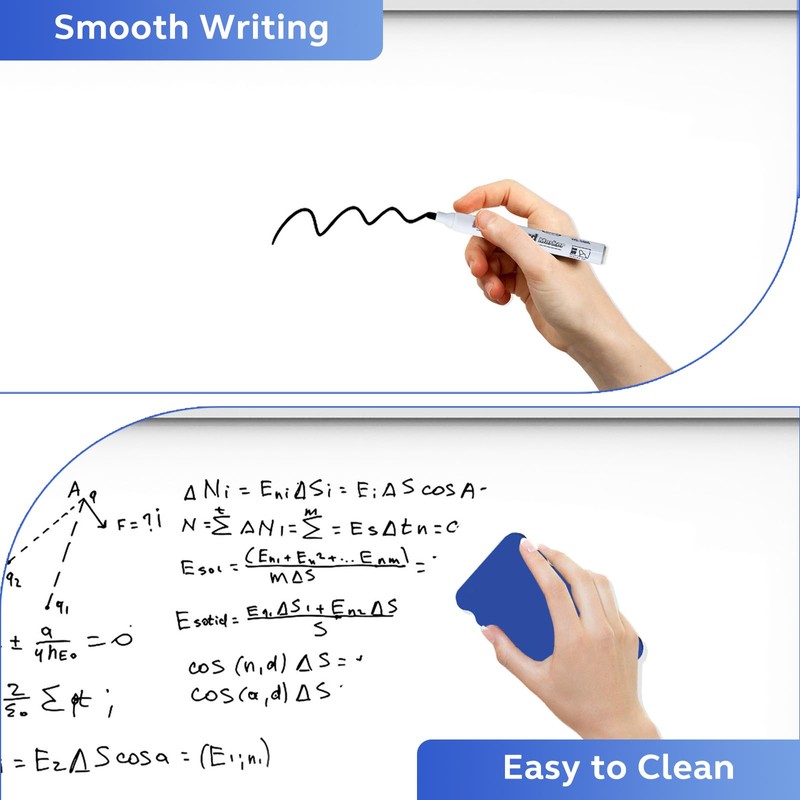 Rolling Whiteboard on Wheels, Double-Sided Magnetic Dry Erase Board with