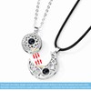 Couple Magnetic Necklaces, 2 PCS Matching Necklace Couples Gifts for