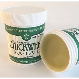Amish Country Essentials CHICKWEED SALVE - All Natural Bug Poison Ivy Aid Handmade in USA 2oz