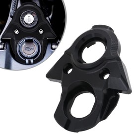 JFG RACING Surron Ignition Key Switch Cover,CNC Key Set Ignition Lock Cylinder Cover Switch Key Ring Cover Trim for Sur Ron X/Sur Ron S/Sur Ron LBX/X260/X160-Black