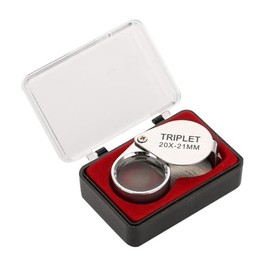 Lupa de Bolsillo Plegable, Lupa Portátil 30X / 20X Lupa de Bolsillo Plegable Lupa de Joyería de Concha en Forma de Lágrima para Lectura de Verificación de Joyería(20 veces)