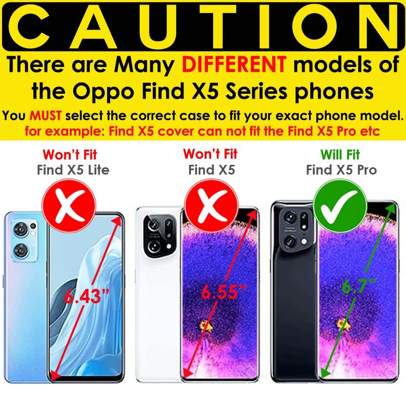TECHGEAR [2 Pack Screen Protector fits Oppo Find X5 Pro