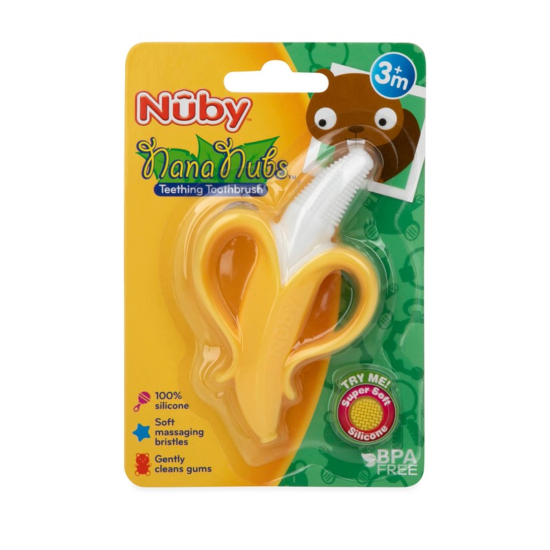 Nuby Nananubs Banana Massaging Teether – Baby Teething Toys 3