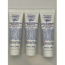 Kiehl's 3x Kiehls Ultimate Strength Hand Salve Cream - 1 fl oz/30mL - Lot of 3