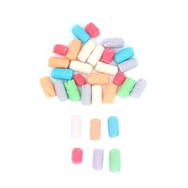 Namvo PVA Nuggets Dissolving Foam Carp Fishing Rig Foam Coloured Water Soluble Pop Up 100Pcs