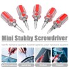 Bestgle 5 Pcs Stubby Screwdriver Set, Phillips and Flat Head