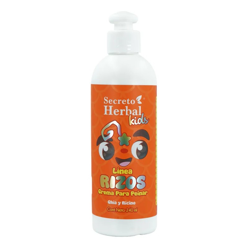 Crema Para Peinar Kids Rizos Secreto Herbal 240ml