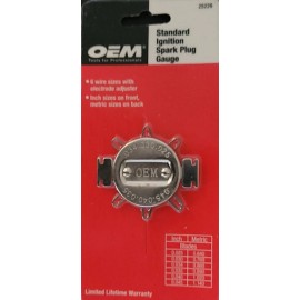 Champion Spark Plug Gap Gauges ‘Silver Dollar’ Taper Gauge & Wire Gauges, Select: Type - OEM 6 Wire Regular Gap Gauge 25226