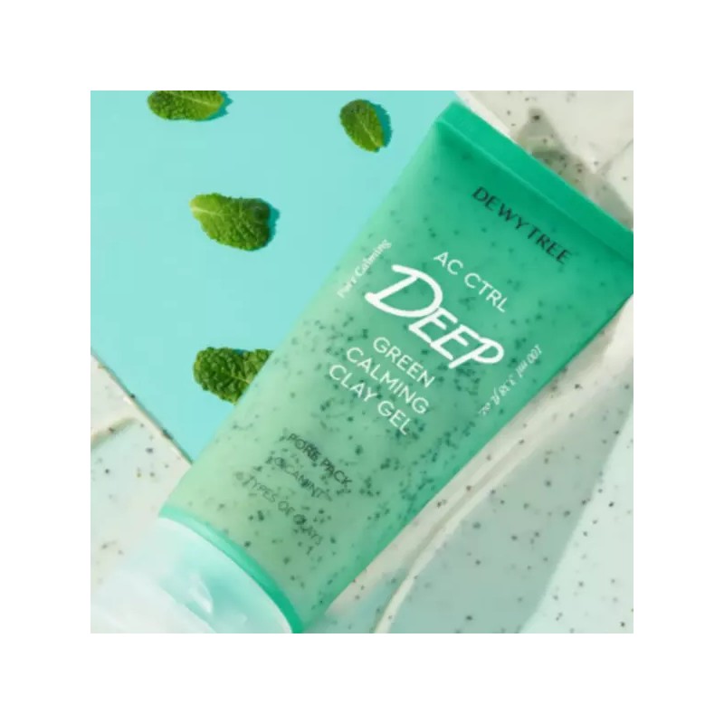 Dewtree 듀이트리 모공팩 워시오프팩 딥그린 카밍 클레이젤 BNA Dewtree Pore