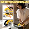 Cordless Electric Scissors, 4V Rechargeable Heavy Duty Rotary Cutter with