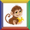 RIOLIS Cross Stitch Kit - HB-161 - Happy Bee Monkey