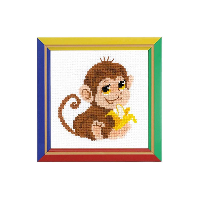 RIOLIS Cross Stitch Kit - HB-161 - Happy Bee Monkey