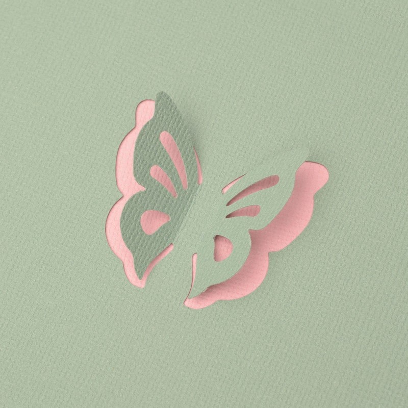 Vaessen Creative Magnetic Paper Punch, Pop-Up Butterfly, for DIY Projects,