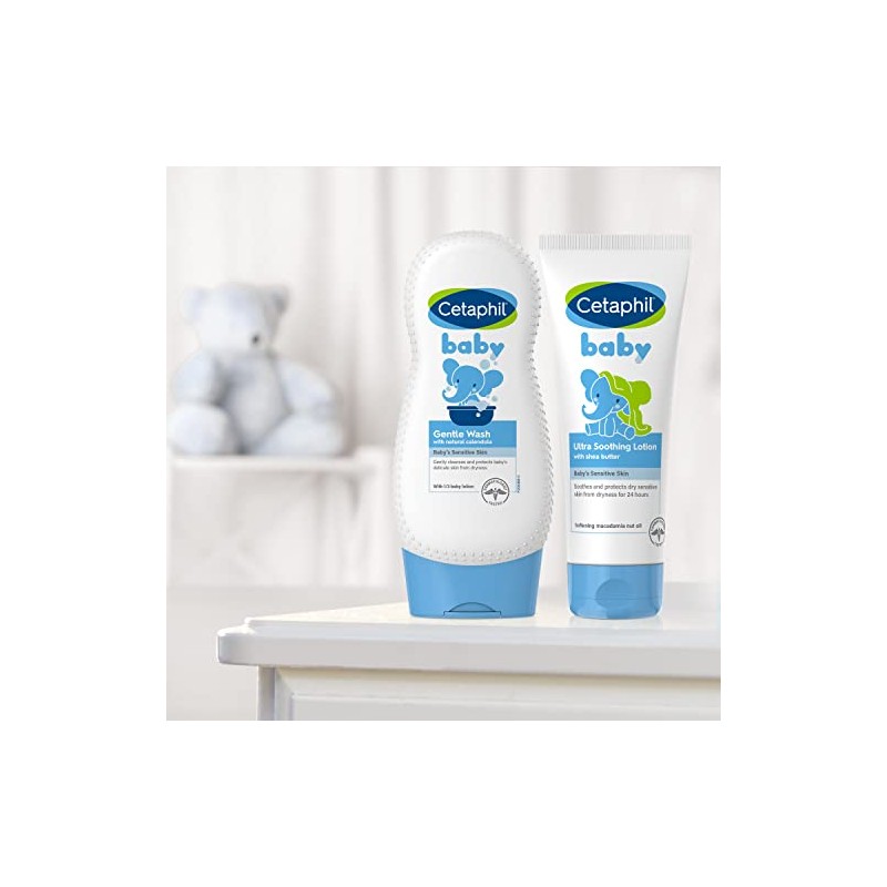 Cetaphil Loción ultra calmante para bebé con manteca de karité,