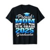 Proud Mom of 5th Grade Graduate 2025 Elementary Graduation T-Shirt