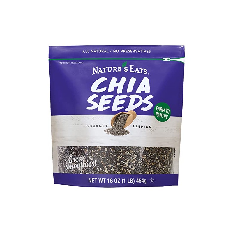Nature's Eats Black Chia, 16 Oz