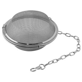 Little Wood Stainless Steel Flat Ball Tea Strainer 105 mm L – 0315