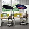Office Cubicle and Desk Shade - Foldable 36" Circular Shading,