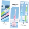 NOLITOY 1set Cartoon Toothbrushes Soft Bristles Oral Care Tools for