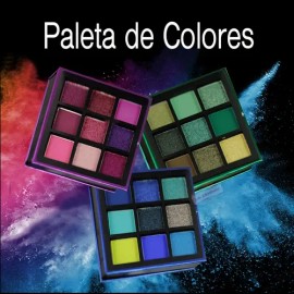 Sombras Maquillaje Color Beauty Obssesions Paleta De 9                                                                                                