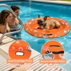 PAWCHIE Inflatable Dogs Pool Float with Rope - Inflatable Rafts,