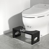 ROMGUAR CRAFT 7 Inch Bamboo Toilet Stool, Foldable Poop Stool,