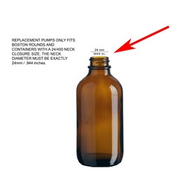 Replacement Pump for Perfume Studio Lotion, Soap, and Oil Dispensers Bottles/Containers with a 24/410 Neck Finish – Pack of 4 Units