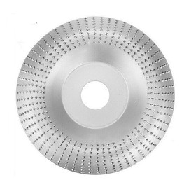 OrangeClub Angle Grinder Disc, Sanding Disc Carving Tool, Fast, Coarse Sanding of Wood and Wood Materials, Wood Rasp for Angle Grinder, Rasp Disc Diameter 125 mm (Silver)