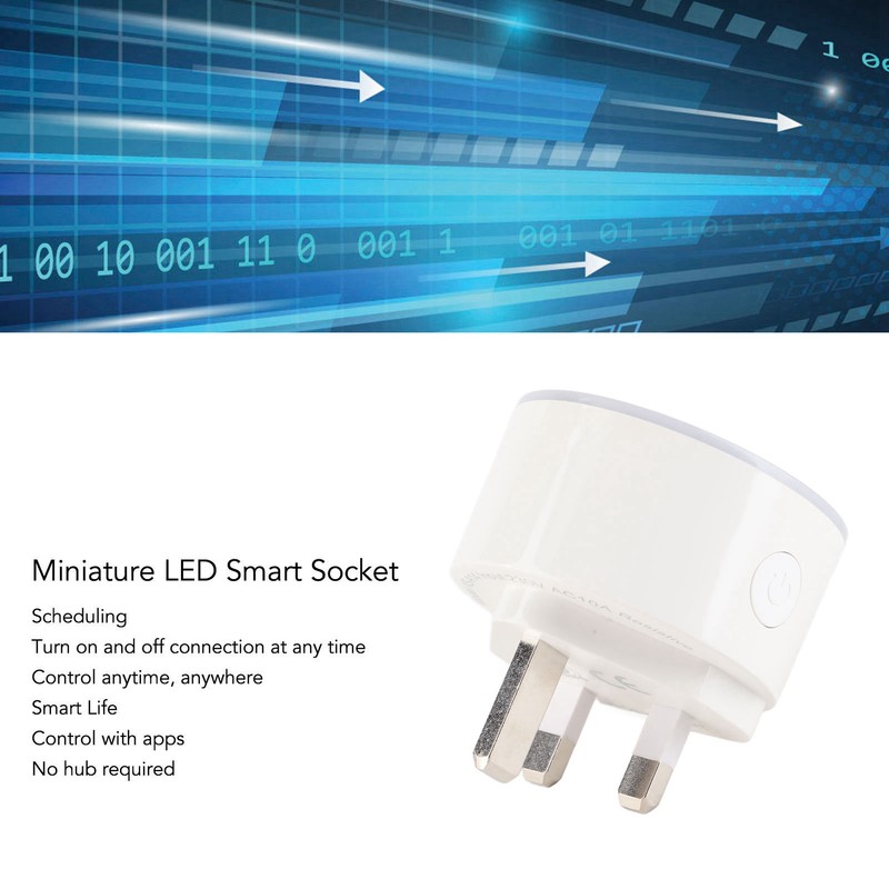 Miniature LED Smart Socket Wifi RGB Dimming Receptacle Cell Phone