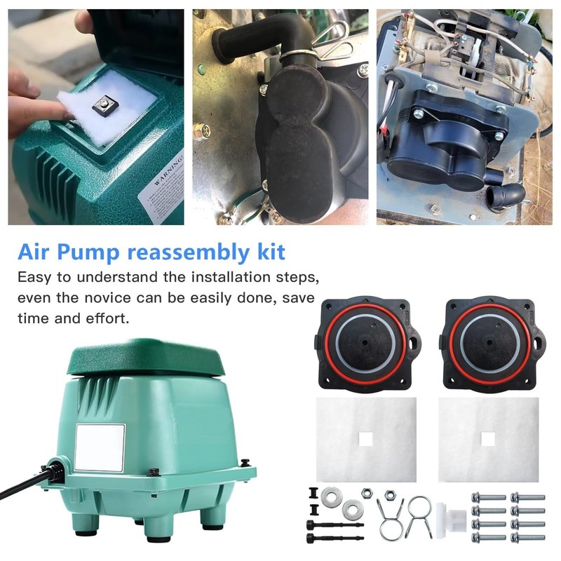 New Updated Air Pump Rebuild Complete Kit for Hoot Troy