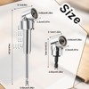 2pcs 105 Degree Right Angle Drill adapters, Right Angle Screwdriver