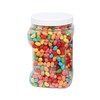 64 Fluid Ounce Square Jar with Handle & White Lid