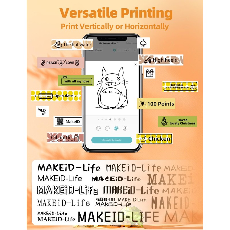 MakeID L1 Q1 E1 Label Tape, 16 mm x 4