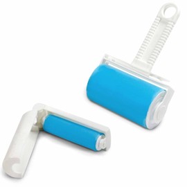 Reusable Lint Roller, Sticky Lint Brush for Dog, Cat Hair Remover, Washable Sticky Roller for Clothes, Carpets - Medium Size