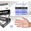 GENC BÉAUTY 100pcs Nitrile Gloves Disposable Gloves Food Safe Powder
