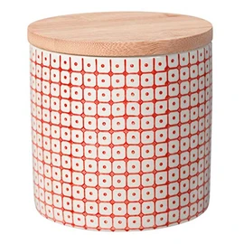 Bloomingville Carla Tin Black, red