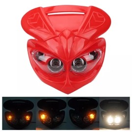 PCC 12V STREET FIGHTER HEADLIGHT MOTORCYCLE DIRT BIKE LT07