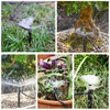 60 pcs 360 Degree Water Irrigation Drippers Drip Emitters, Adjustable