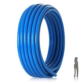 HeSun 1/2 Inch PEX-A Pipe, 100 Feet Pex A Tubing in Blue, for Hot/Cold Water Plumbing, Compatibile with Expansion Plumbing, NSF Certified