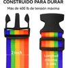 Cuatro Correas para Equipaje (Azul + Naranja + Verde +
