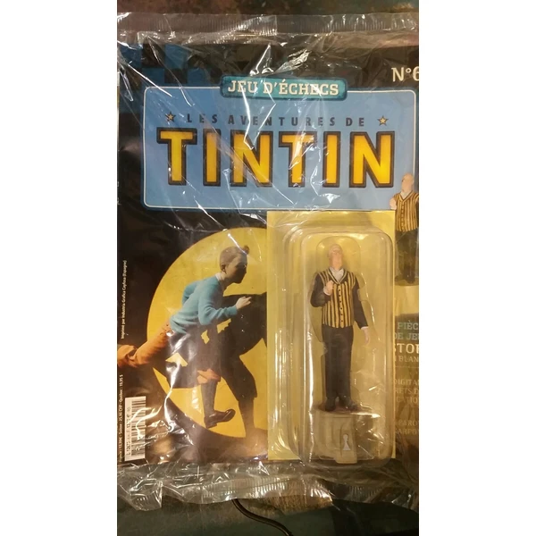 Adventure of TINTIN Nestor Chess Figure & Magazine #6