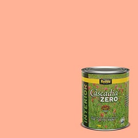 Rodda Paint CASCADIA ZERO Interior Flat Paint & Primer in One, Quart, Creamy Orange Blush