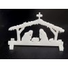 Homemade Stand-Up Nativity Scene Silhouette 4.5" x 3" 3D Printed