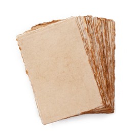 Thick Handmade Watercolour Paper A6 Size with Deckle Edge - 300 gsm - Premium White Cold Pressed Textured Recycled Cotton Paper - 25 Loose Sheets - 11 x 16 cm
