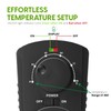 EconoHome Termostato ajustable, termostato universal de calefacción y refrigeración, compatible